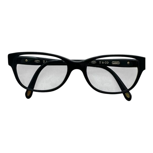 TIFFANY & Co TF 2084 8001 Black EYEGLASSES Frame 55-17-140mm Italy w/case - Picture 7 of 8